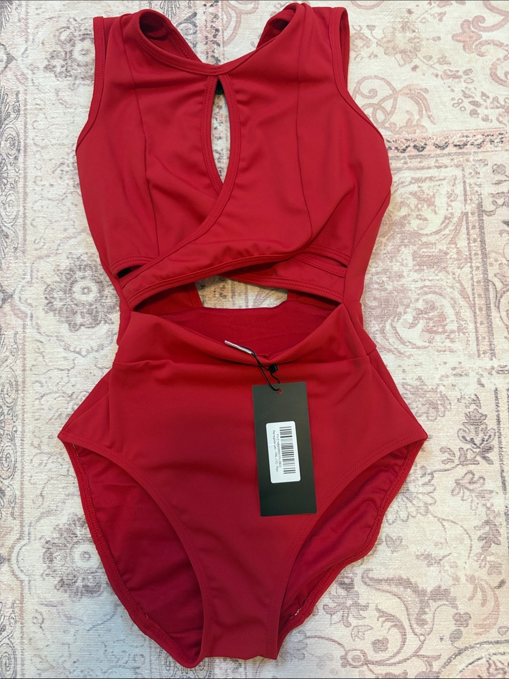 Girls Red Leotard CXL
